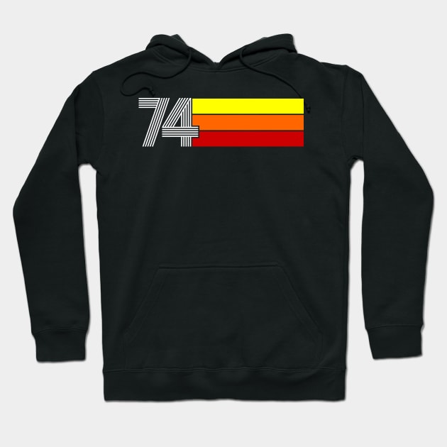 Retro 1974 Styleuniversal Hoodie by Styleuniversal